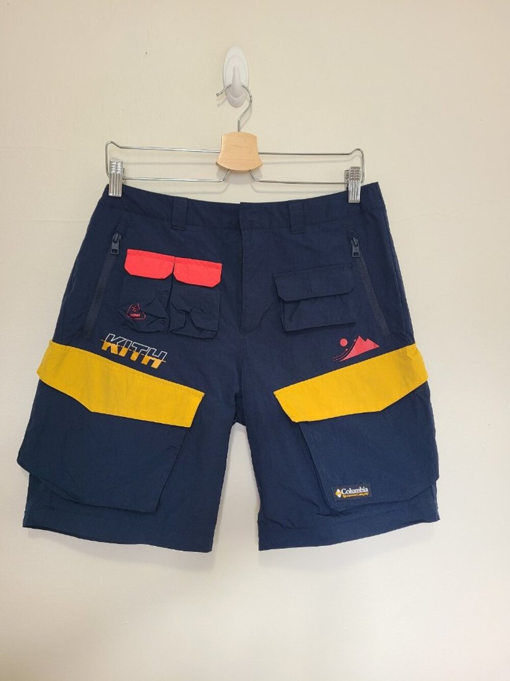 Kith for Columbia Chuting convertible pants shorts blue size 32